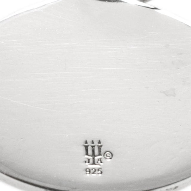 James Avery Retired 925 Sterling Silver Bicycle Oval Charm For Sale - Image 4 of 4