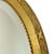 Glass Italian Crested Mirror in Gold-Colored Resin, 1960s For Sale - Image 7 of 18