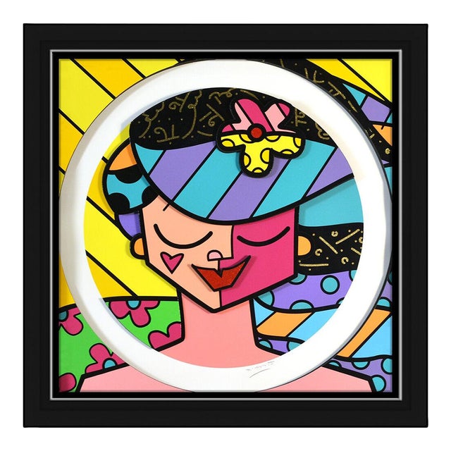 Pink Face, Romero Britto For Sale