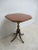 1990s French Sunburst Mahogany Pedestal End Table For Sale - Image 4 of 11