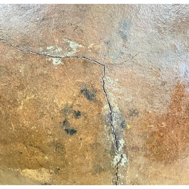 Terra Cotta 19th-Century Spanish Terracotta Tinaja - An Authentic Mediterranean Masterpiece of Wabi-Sabi Beauty For Sale - Image 8 of 11
