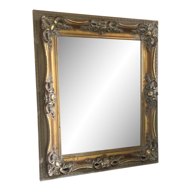 Antique Wavy Glass Mirror & Frame Chairish