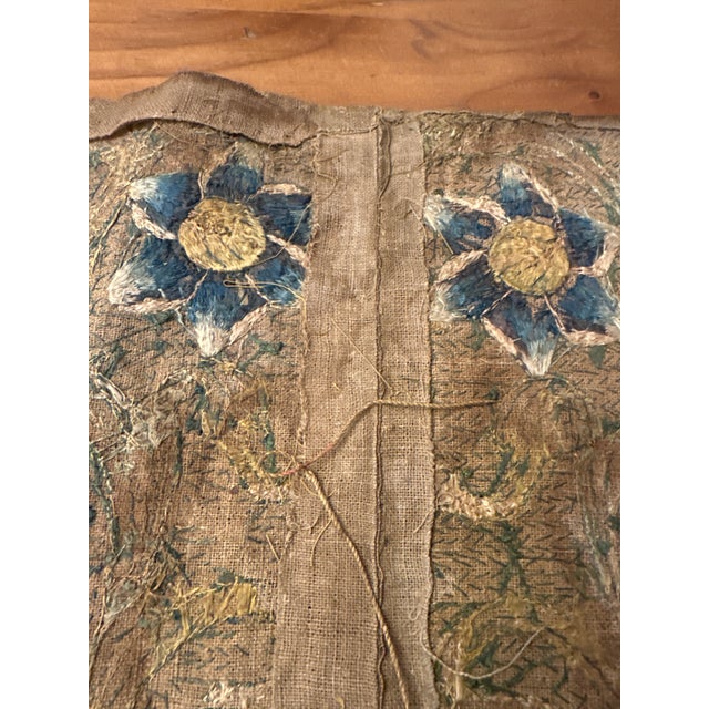 Late 18th Century Early 19th Century Silk Embroidery Fabric For Sale - Image 14 of 18