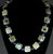 Traditional AJD Glowing Green Brazilian Prehnite With Blue Agate Necklace For Sale - Image 3 of 10