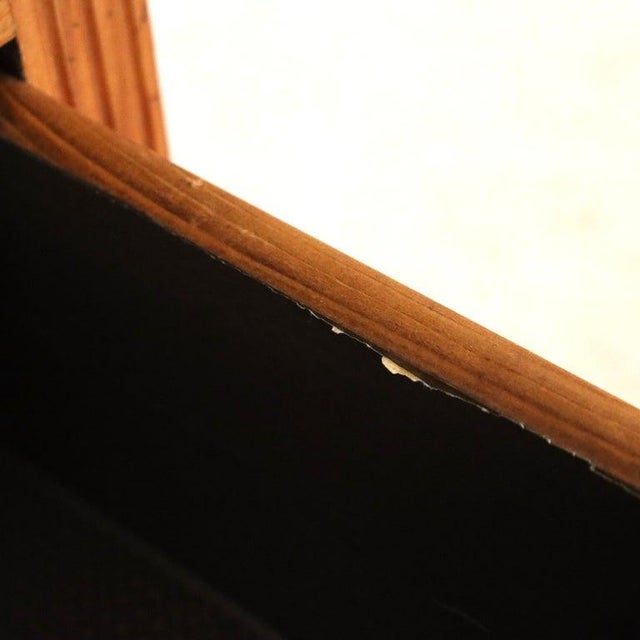 Antique Italian Ebonized & Gilt Trim Cherry 7-Drawer Classical Semainier C1930 For Sale - Image 13 of 17