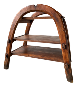 Brutalist Wood Shelf, 1950s