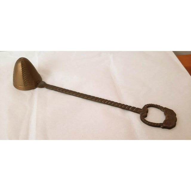 Antique Brass Candle Snuffer For Sale - Image 4 of 8
