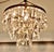 3-Tier Waterfall Chandelier, 1950s For Sale - Image 3 of 6