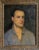Wood Captivating Portrait of a Man in an Open Shirt, Original Antique Oil Painting, Early 20th Century For Sale - Image 7 of 11
