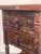 Brown 20th Century Pair of Spanish Nightstands With Two Drawers and Iron Hardware For Sale - Image 8 of 11