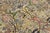 Hand-Knotted Modern Bidjar Hi-Lo Textured Rug Beige Wool Rug Floral & Vine Motif For Sale - Image 10 of 11