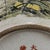 White Crackle Glaze Porcelain Brush Pot With Bird & Floral Motif For Sale - Image 8 of 9