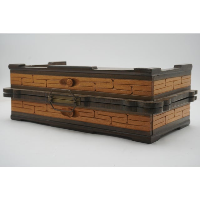 Vintage Chinese Marble & Wood Carved Chess Set For Sale - Image 10 of 10