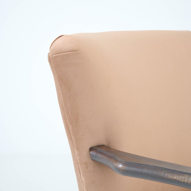 1950s Danish Upholstered Armchair For Sale - Image 12 of 18