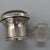 Set of Antique Crystal Scent Bottles With Silver Mounts — Engraved Monogram, Hallmarked Silver For Sale In Austin - Image 6 of 9