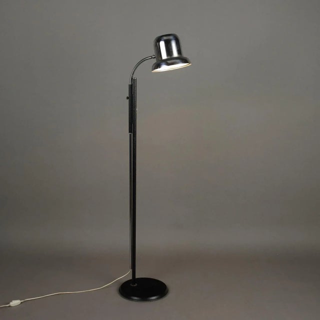 Gray Vintage Floor Lamp in Aluminium, Italy, 1960s For Sale - Image 8 of 8