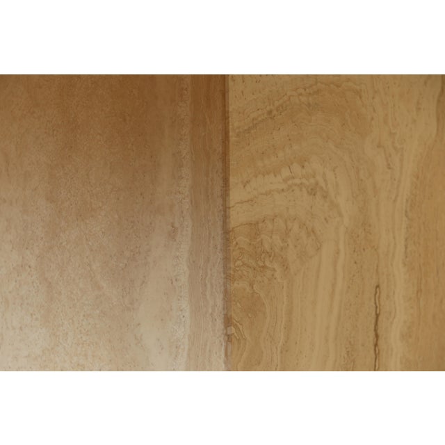 Mid-Century Modern Italian Travertine Dining Table, Circa 1970s For Sale - Image 12 of 18