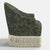 Not Yet Made - Made To Order Cecile Ivory Fringe Swivel Chair in Prairie Floral Moss Blue For Sale - Image 5 of 7