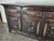 2000 - 2009 Breton Sideboard with Four Doors in Carved Oak and Brass For Sale - Image 5 of 10