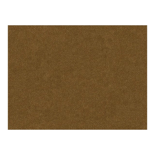 Greta Ottoman, Camel Velvet Swatch For Sale