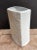 Contemporary Organic Modern Style Naaman White Bisque Porcelain Vase With Embossed Leaf Relief For Sale - Image 3 of 11