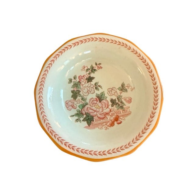 1950s Vintage Adams Calyx Ware Metz English Ironstone Berry Bowls, Set of 7 For Sale - Image 5 of 18