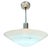 Memphis Streamline Sky Blue Art Glass Chandelier Pendant Light by Three Zone For Sale - Image 4 of 11