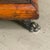 1980s Maitland-Smith Attributed Burnt Bamboo Drop-Leaf Table With Brass Feet For Sale - Image 11 of 12