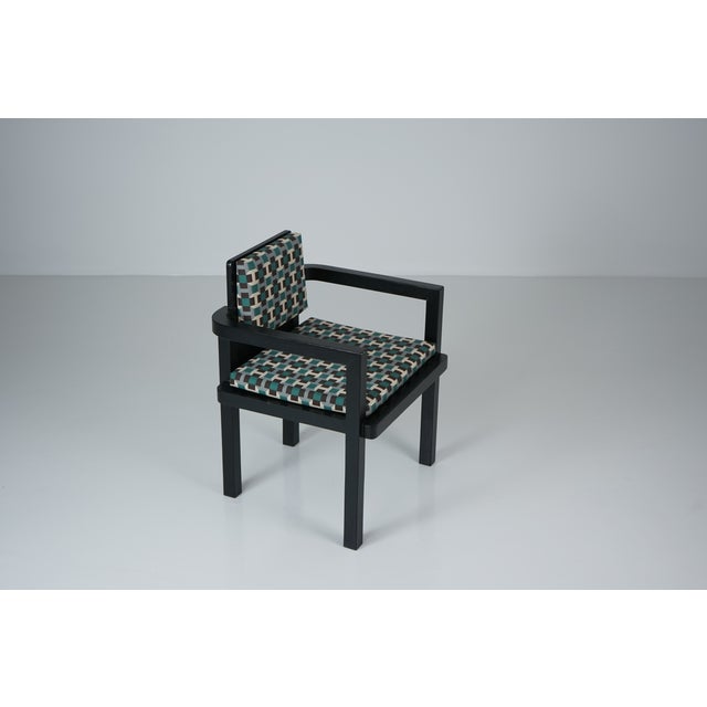 Wood Bauhaus Model D 51 Chair in Hermès Fabric by Walter Gropius for Tecta, 1920s For Sale - Image 7 of 13