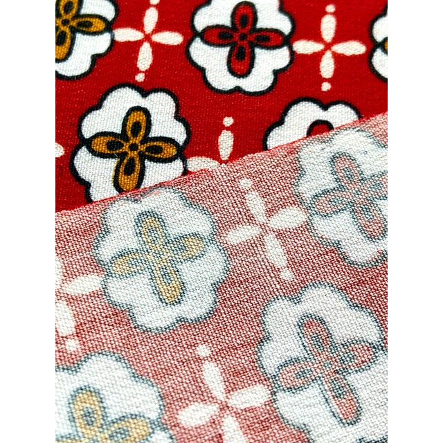 Textile Vintage Kimono Silk Blend by the Roll For Sale - Image 7 of 8