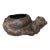 Antique Chinese Charred Reclining Cow Censer, C. 1850 For Sale
