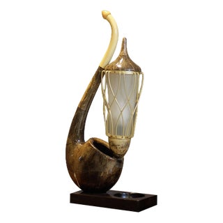 The So Called Pipe Lamp attributed to Aldo Tura, 1950s For Sale