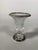 Baluster Vase in Cut Crystal and Silvered Bronze, Charles X Period For Sale