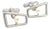1990s Pair of Mikimoto Estate Akoya Pearl Cufflinks Sterling Silver 6 mm For Sale