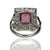 Contemporary Vintage Pink Sapphire Ring, Size 4 For Sale - Image 3 of 5
