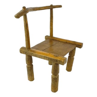 Early 20th Century Baule Kétéklé Chair Côte d'Ivoire MATTER COLLECTION For Sale
