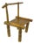 Early 20th Century Baule Kétéklé Chair Côte d'Ivoire MATTER COLLECTION For Sale