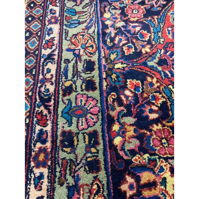 Traditional 1940s Old Persian Gazvin Area Rug 11'8" X 20'8' For Sale - Image 3 of 13