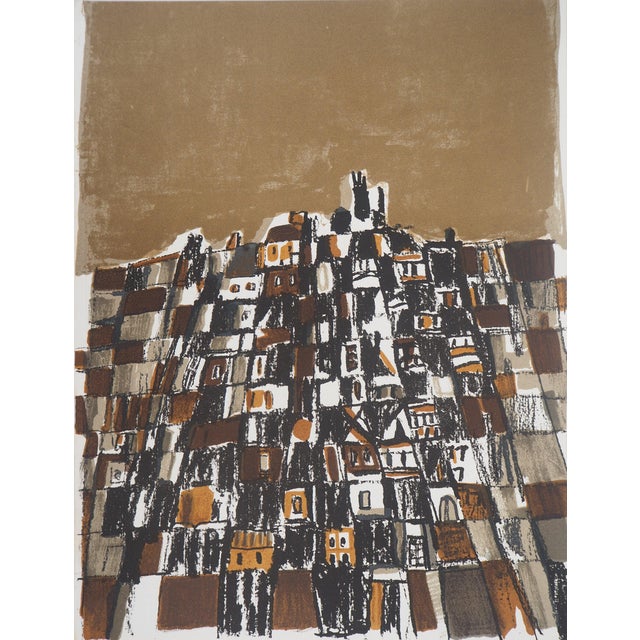 Maria Helena Vieira Da Silva, Ville au Portugal, Lithograph For Sale