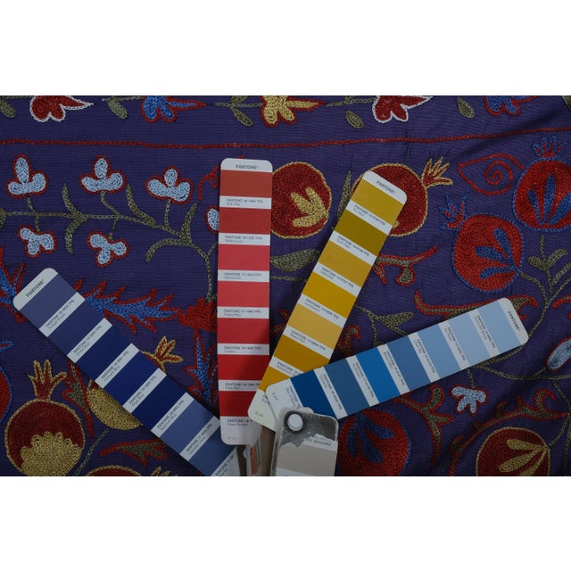 Vintage Silk Suzani Throw - Tribal Tapestry For Sale - Image 10 of 10