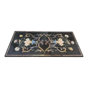1900s Antique Italian Scagliola Coffee Table