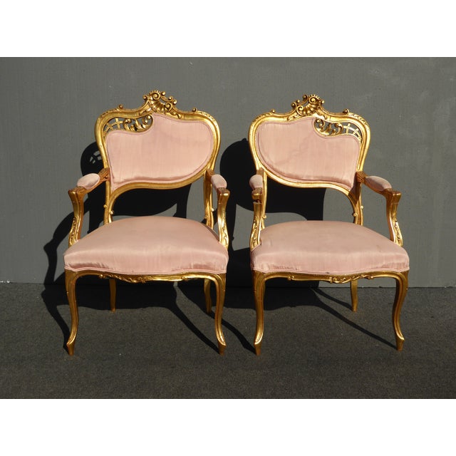 Vintage French Rococo/Louis XV Style Giltwood Accent ...