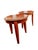 Set of Round Mid-Century Modern Wooden Side Tables This is a beautiful set of round wooden side or accent tables featuring...