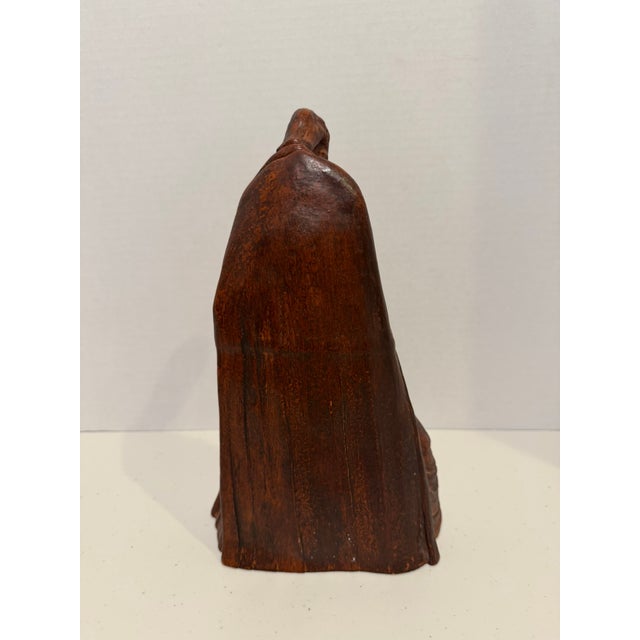 Religious Vintage Grailville Nativity Sculpture – Handcrafted Chalkware Holy Family For Sale - Image 3 of 5