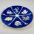 Blue Wedgwood Majolica Japonisme Cobalt Blue Pickle and Fork Plate, Dated 1879 For Sale - Image 8 of 13