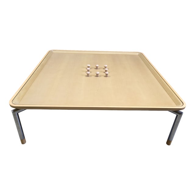 Postmodern Coffee Table in Cork and Glass, 1980s For Sale