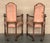 Mid 20th Century Pair of Spanish Armchairs with High Back signed by Valenti For Sale - Image 6 of 18