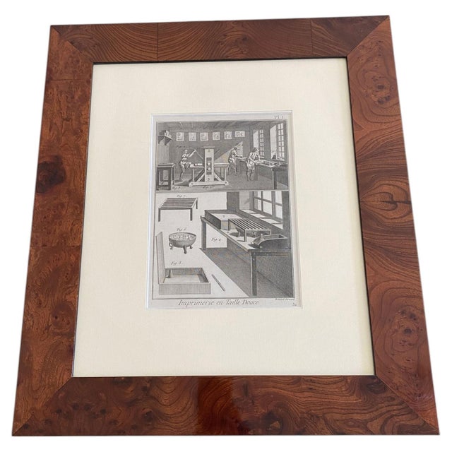 Mid-18th Century Black and White Print on Paper by Renaud Bernard, France For Sale - Image 15 of 15