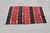 1960s Rustic Hand Knotted Red Striped Kilim For Sale In Sacramento - Image 6 of 10