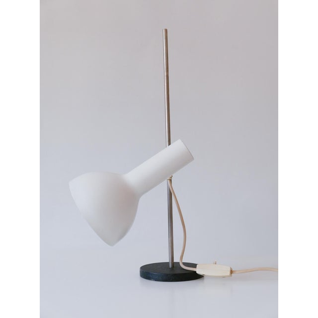 1960s Mid-Century Modern Minimalistic Adjustable Desk Light attributed to Gebrüder Cosack, 1960s For Sale - Image 5 of 18